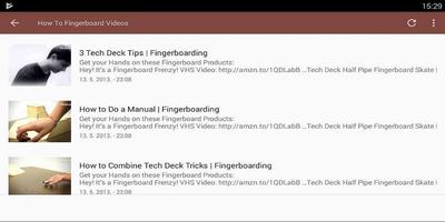 How To Fingerboard Skateboard Videos screenshot 3