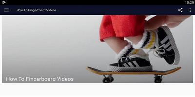 How To Fingerboard Skateboard Videos โปสเตอร์