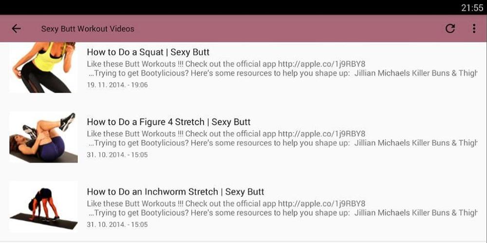 Sexy Butt Workout Videos APK for Android Download