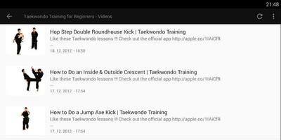 Taekwondo Training For Beginners capture d'écran 1