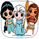 How To Draw Cute Disney Princesses Tutorial APK