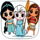 How To Draw Cute Disney Princesses Tutorial Zeichen