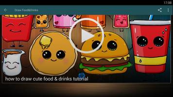 How To Draw Cute Food & Drinks Tutorial poster