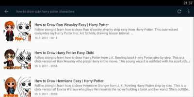 How To Draw Cute Harry Potter captura de pantalla 1