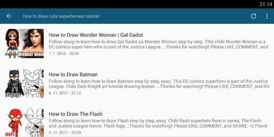 How to Draw Cute Superheroes Tutorial screenshot 1