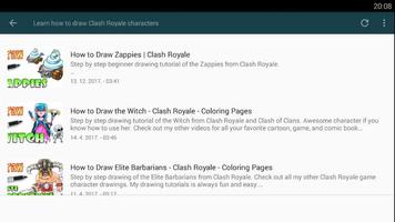 How To Draw Clash Royale Characters captura de pantalla 1
