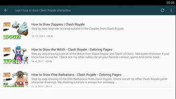How To Draw Clash Royale Characters capture d'écran 1