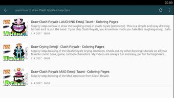 How To Draw Clash Royale Characters capture d'écran 2