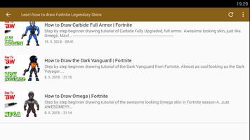 How To Draw Fortnite Legendary Skins ảnh chụp màn hình 2