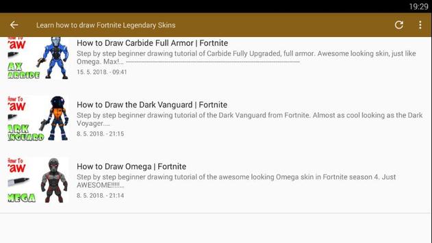how to draw fortnite legendary skins skrinshot 2 - fortnite step by step drawing