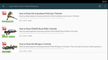 How To Draw Fortnite Weapons captura de pantalla 1