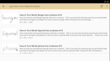 Turn Words Into Cartoon imagem de tela 2