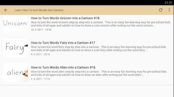 Turn Words Into Cartoon imagem de tela 3