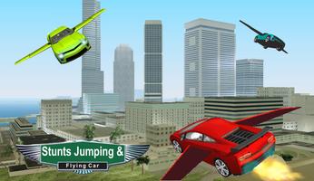 Poster Stunt Jumping and Flying Car