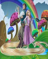 Rapun Princess Puzzle Games Affiche