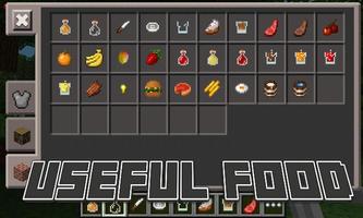Useful Food Mod for Minecraft PE پوسٹر