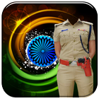 Independence Day Woman Police Dress Photo Editor ikon