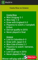 FIFA 2014 Matches and Scores ภาพหน้าจอ 1