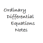Ordinary Differential Equations Notes आइकन