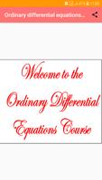 Ordinary Differential Equations Notes Affiche