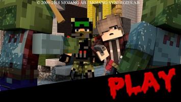 Zombie Apocalypse Minecraft MCPE Maps تصوير الشاشة 2