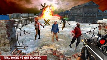 Zombie Vs Man survival shooting capture d'écran 3