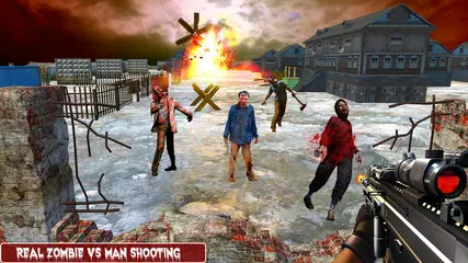 Zombie Vs Man survival shooting APK download