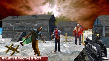 Zombie Vs Man survival shooting capture d'écran 2