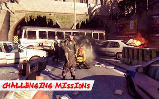 Dead Zombie Wave : World War Shooting Survival 3D Ekran Görüntüsü 1