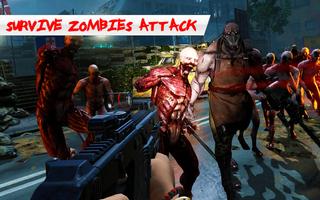 Dead Zombie Wave : World War Shooting Survival 3D capture d'écran 2