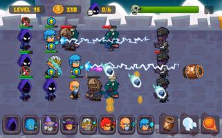 Zombies Defense vs Wizards syot layar 2