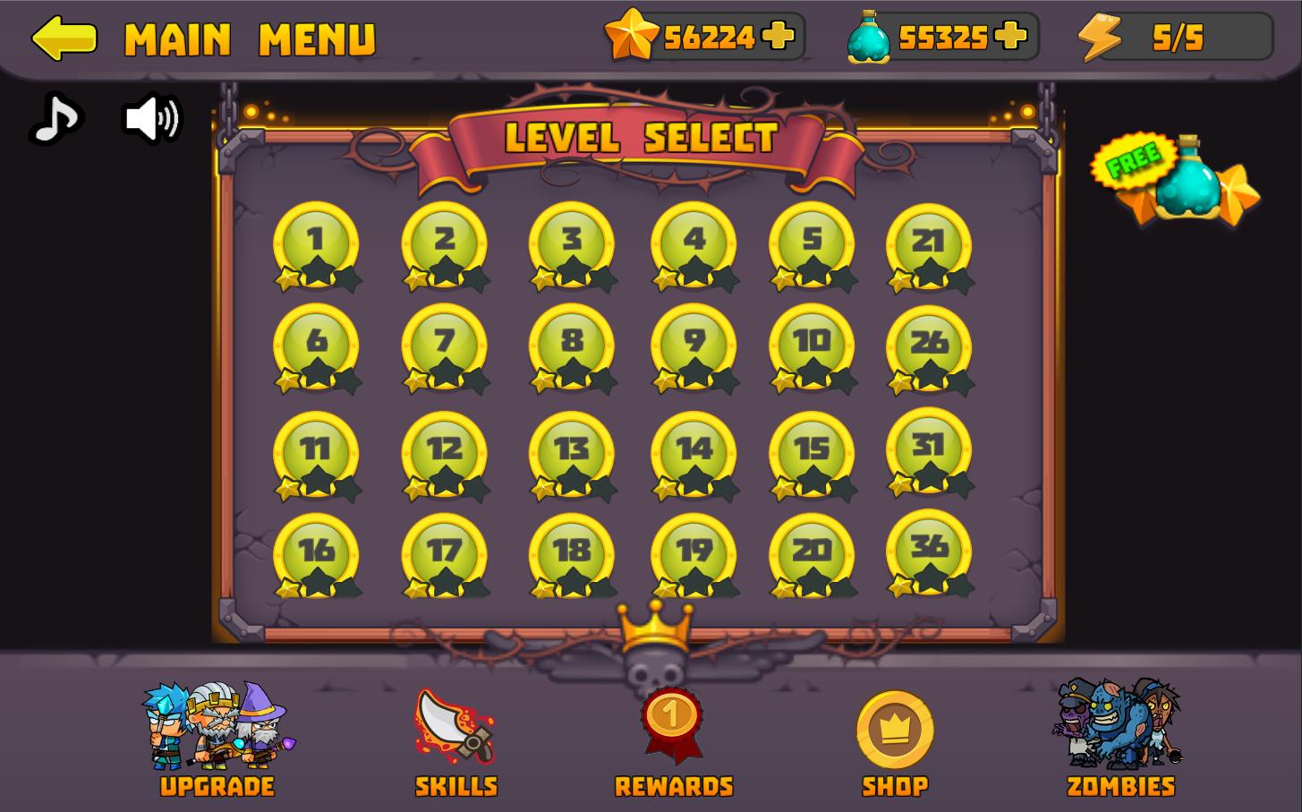 Зомби оборона игра. Level menu. Level меню