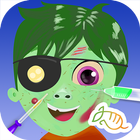 Zombie Eye Doctor Kids Game Zeichen