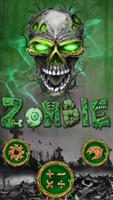 Green Zombie Skull Theme ภาพหน้าจอ 1