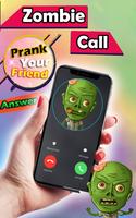 Killer zombie call - joke scary fake call clown poster