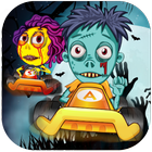 Zombies Boo Boom Car : Speed Car Racing Game icône