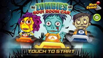 Zombies Boo Boom Car : Speed Car Racing Game Affiche