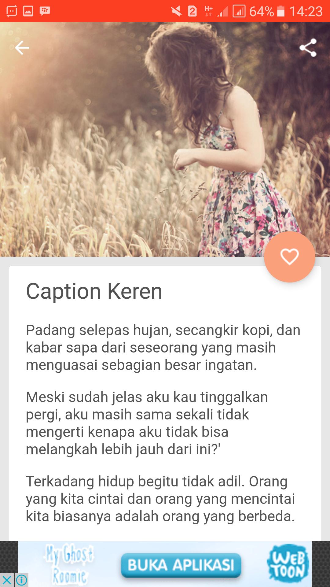 Caption Ig Romantis Cinta For Android Apk Download