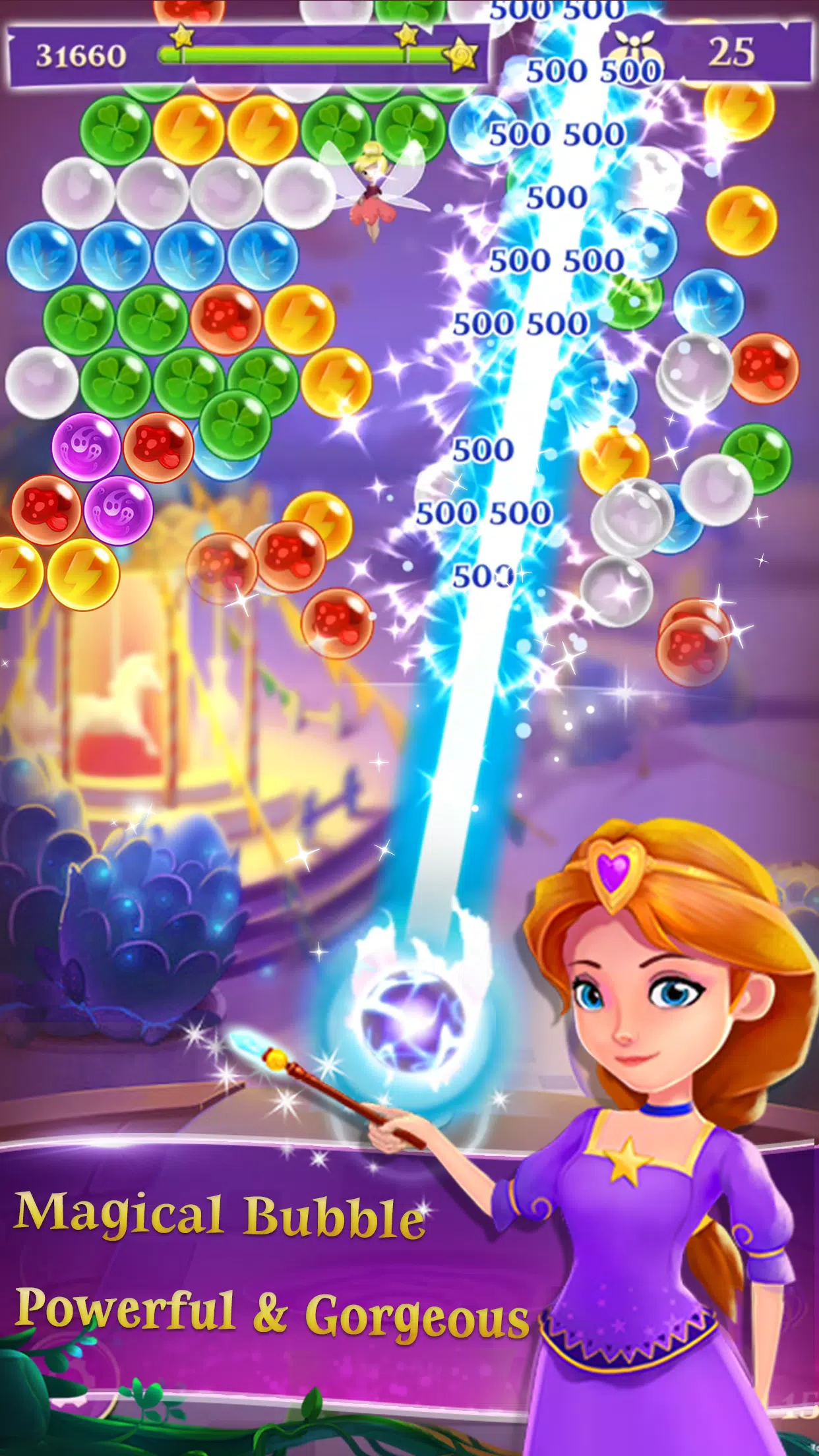 Jogo Bubble Witch Shooter Magical Saga no Jogos 360