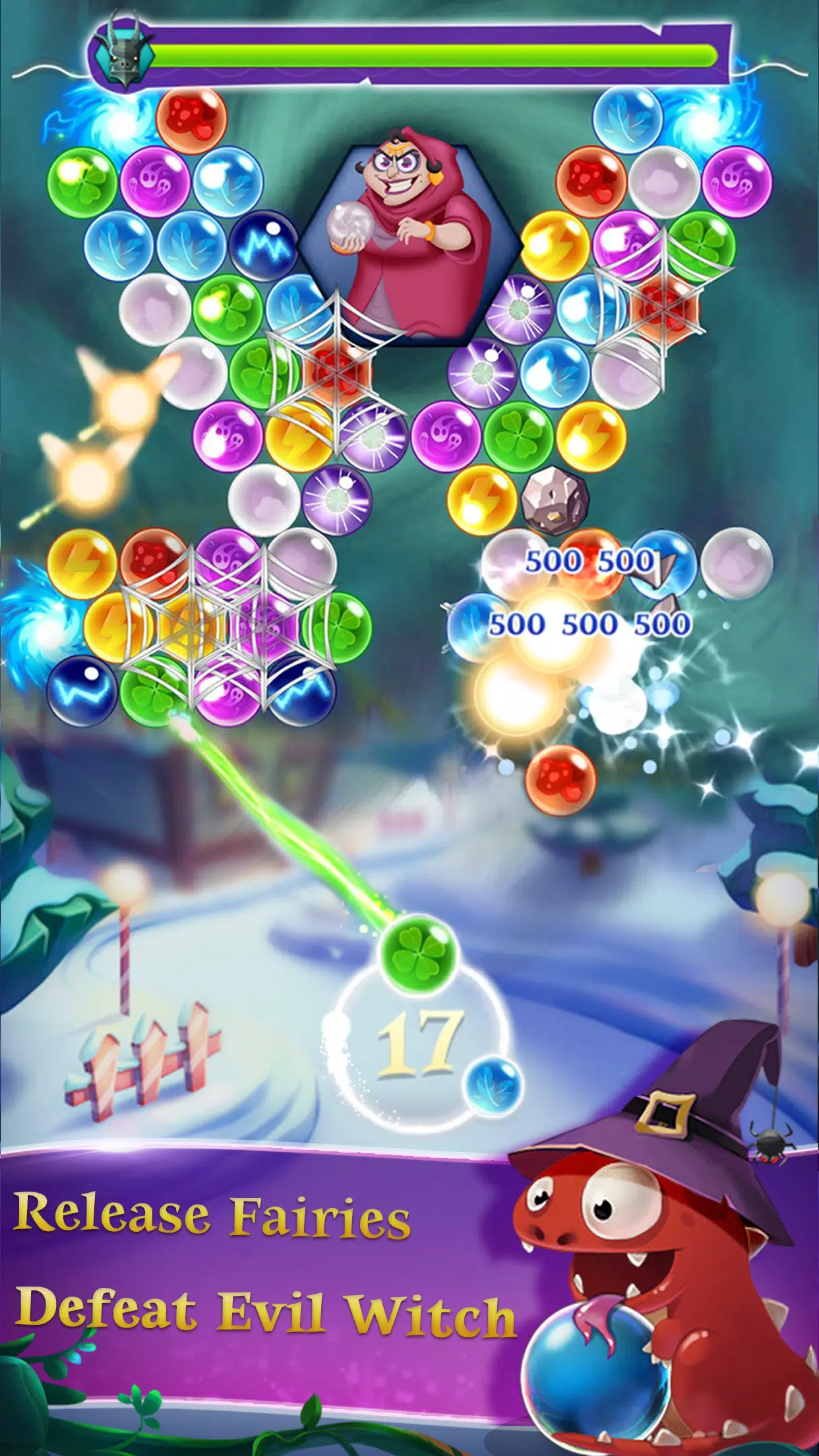 Jogo Bubble Witch Shooter Magical Saga no Jogos 360