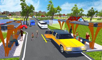 Limousine Taxi Games : Car Driver 3D capture d'écran 1