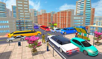 Limousine Taxi Games : Car Driver 3D capture d'écran 3