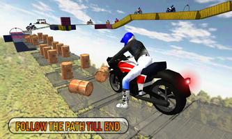 Racing Moto Bike Stunt : Impossible Track capture d'écran 3