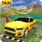 Псих Такси желтый Такси иконка