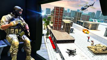 Commando Air Shooter in Mafia City capture d'écran 1