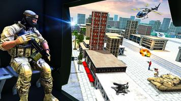 Commando Air Shooter in Mafia City screenshot 1