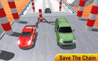 Chained Cars Impossible Race capture d'écran 3