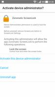 Zoromatic ScreenLock ảnh chụp màn hình 2