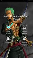Poster Zoro Pirate Keyboard Emoji