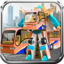 APK Robot Car Bus Metromini Transform Battle